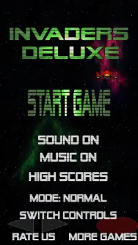 Invaders Deluxe - Retro Arcade Space Shooter FREE Screen Shot 1