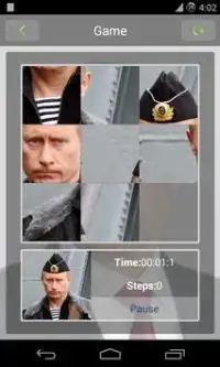 president Putin puzzle game Screen Shot 4