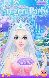 Princess Salon: Frozen Party Screen Shot 0
