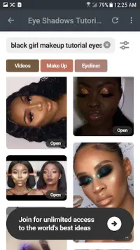 Black Beauty Makeup Tutorials. Screen Shot 3