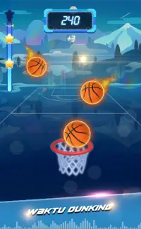 Beat Dunk - Bola Basket Gratis dengan Musik Pop Screen Shot 0