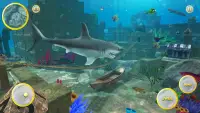 Vida do Grande Tubarão Branco: Simulação Megalodon Screen Shot 2