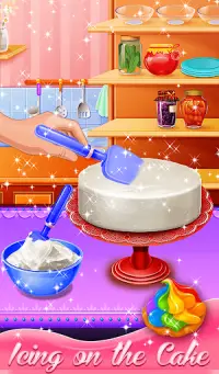 صانع كعكة حقيقي - لعبة طبخ كعكة عيد ميلاد الحزب Screen Shot 21
