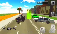 Crime City 3D Police Motorbike Screen Shot 2