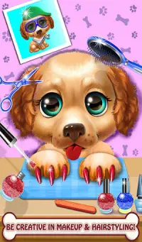 Pet Cuidado animal jogos salão cabeleireiro Screen Shot 6