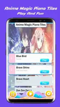 Anime Magic Piano Tiles Screen Shot 1
