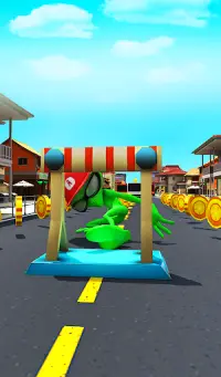 Crazy Green Alien- The Fastest Runner Screen Shot 5