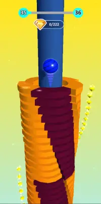 Tower Blast - разбить стек мяч через спираль 3D Screen Shot 1