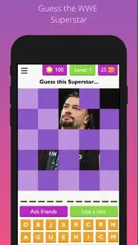 Wrestling Puzzle 2020: Quiz Trivia Puzzle für WWE Screen Shot 0