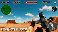 사막 저격 특수 부대 3D 슈터 FPS 게임 Screen Shot 2