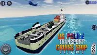 US Police Cruise Ship Transport Driving Simulator Screen Shot 3