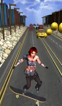 Street Skateboard Skater Bus Rush Screen Shot 17