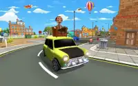 Mr. Pean Car City Adventure - Games for Fun Screen Shot 5
