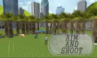 शेर शिकार खेल-जुरासिक सिटी हिसात्मक आचरण Screen Shot 1