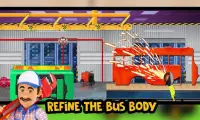 School Bus Builder Factory – Build Transport Truck Screen Shot 2