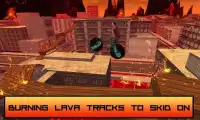 Rooftop BMX Bicycle - Impossible Lava Tracks Sim Screen Shot 3