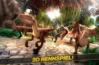 Dinosaurier Rennen Überleben - 3D Simulator Spiel Screen Shot 0