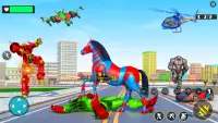 horse robot car transform game Screen Shot 2