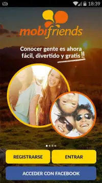 Mobifriends - Conocer gente, Buscar pareja, Ligar Screen Shot 0