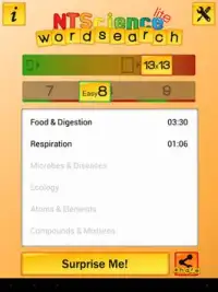 NTScience Wordsearch Lite Screen Shot 4