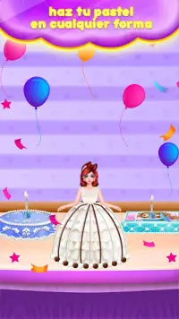 Princesa pastelera fiesta de cumpleaños Screen Shot 5