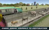 غضب الحيوانات النقل قطار Screen Shot 11
