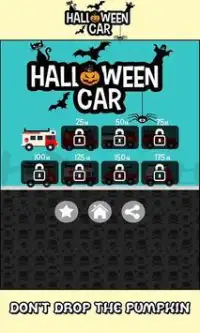 Halloween car racing Screen Shot 1