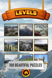 Mountain Jigsaw Puzzle Game for Kids Screen Shot 1