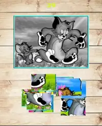 Tom vs Jerry Battle Jigsaw Screen Shot 1