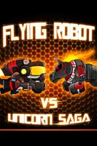 Flying Robot vs. Unicorn Saga Screen Shot 0