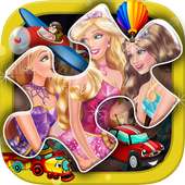 Princess puzzle for kids games