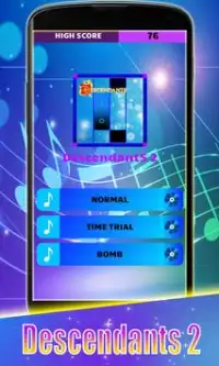 Descendants 2 Piano game Screen Shot 1