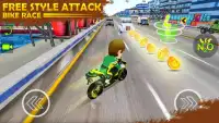Star Motorbike Highway Attack  Race free game Screen Shot 1