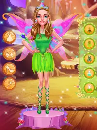 女の子のための妖精の王女のメイクアップドレスアップゲーム Screen Shot 2