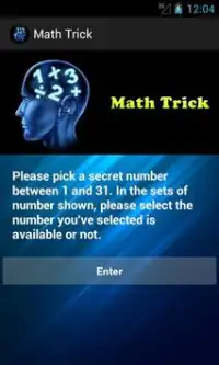 Math Trick Screen Shot 0