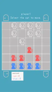 Cat and Cat  - 2 player Strategy Board Game - Screen Shot 2