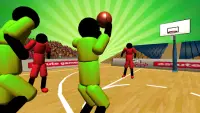 Stickman 3D Basketball Screen Shot 2