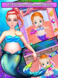 Mermaid Baby Born - Girls Game Screen Shot 1