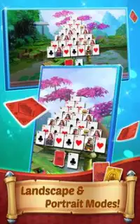 Pyramid Solitaire Screen Shot 2