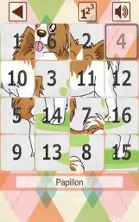 Dog and Slide Puzzle Screen Shot 2