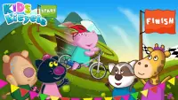 Велосипед Гиппо: Детские гонки Screen Shot 0