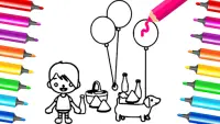 Miga Town Coloring Game life Screen Shot 4