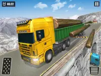 Offroad Snow Trailer Truck Driving Game 2020 Screen Shot 8