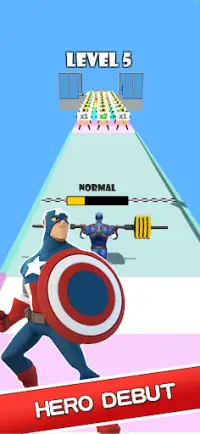 Super Runner Hero：Muscle League Screen Shot 8