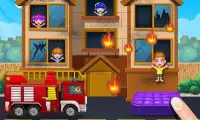 Baby Kitty Fireman: Hero Game Screen Shot 1