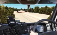 Offroad kamyon şoförü 4X4 kargo kamyonu Sürücü 3D Screen Shot 2