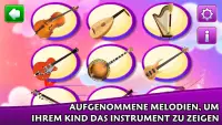 Kinder lernen Musikinstrumente - Spielzeug Klavier Screen Shot 4