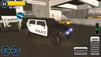 Stadt Polizei Auto Parkplatz Screen Shot 4