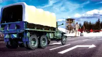 Kamyon simülatörü oyunları: gerçek ordu kamyonu Screen Shot 0