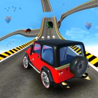 Ramp Jeep Stunts Racing : Racing Car Stunts Games
